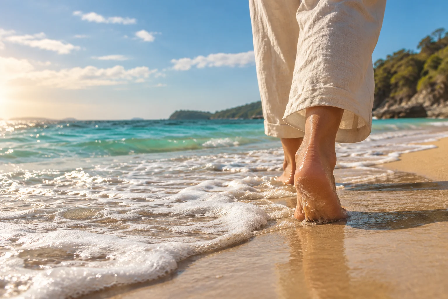 Paseo junto al mar